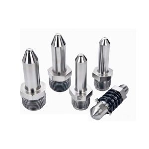 Injection molding outer spring nozzle