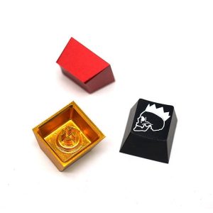 custom CNC machined Metal Keycaps