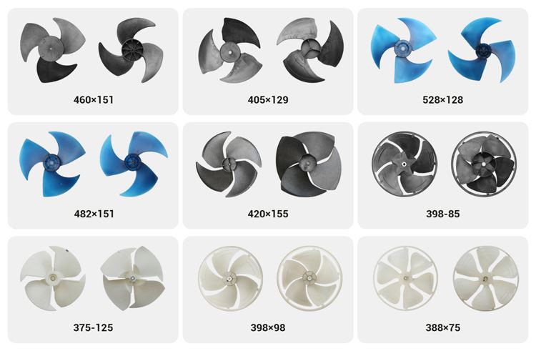 custom plastic fan blades Impeller Blade - Image 9