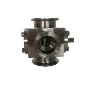 custom 304 stainless steel three-way valve