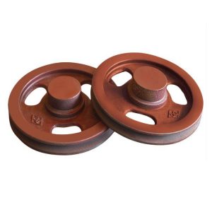 Custom Cast Iron v belt industrial pulley