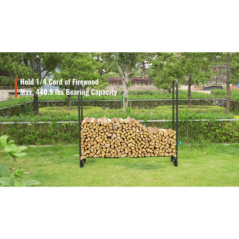 YUESHEN Firewood Storage Solution: Durable and Stylish Outdoor Rack - Image 2