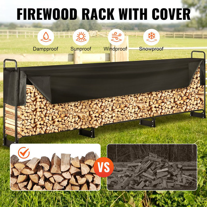 YUESHEN Firewood Storage Solution: Durable and Stylish Outdoor Rack - Image 5