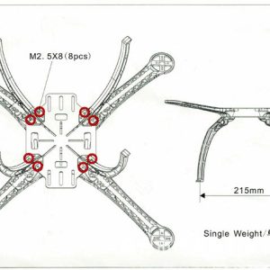 YUESHEN Drone Landing Gear: F450, S500, F550 Foot for Stable FPV & Aerial Photography