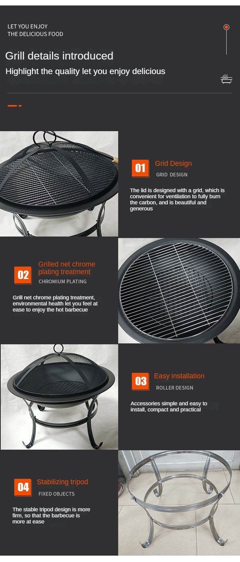 steel bbq grills