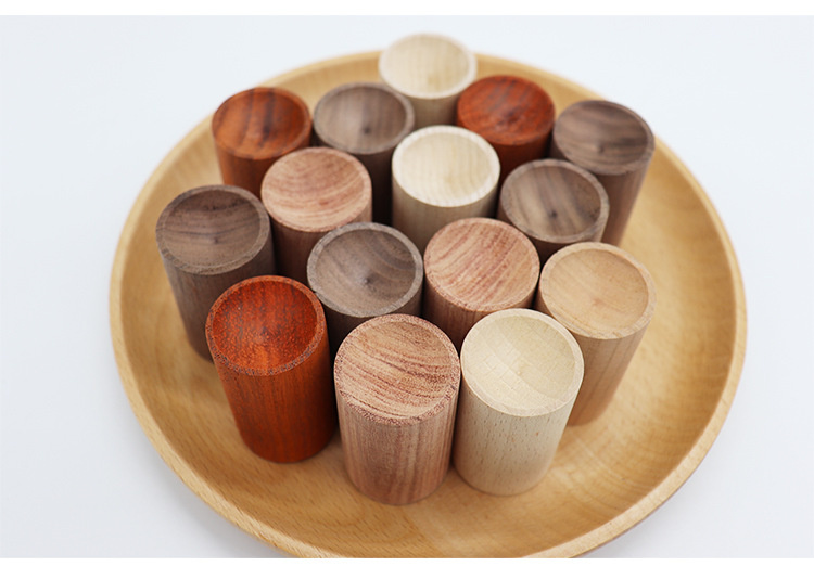 Solid Wood Aroma Diffuser Block | Car & Home Essential Oil Diffuser Wood