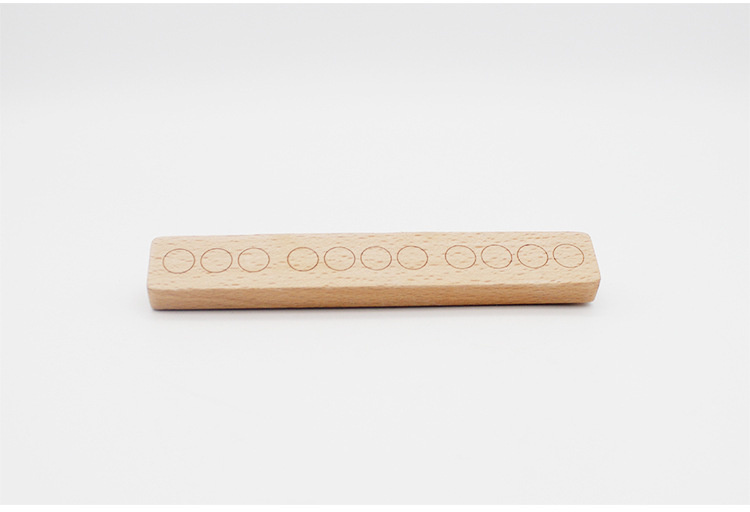 Beech Wood Temporary Car Parking Number Plate | Custom Solid Wood Moving Car Sign